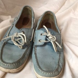 Blue Sperry top siders!